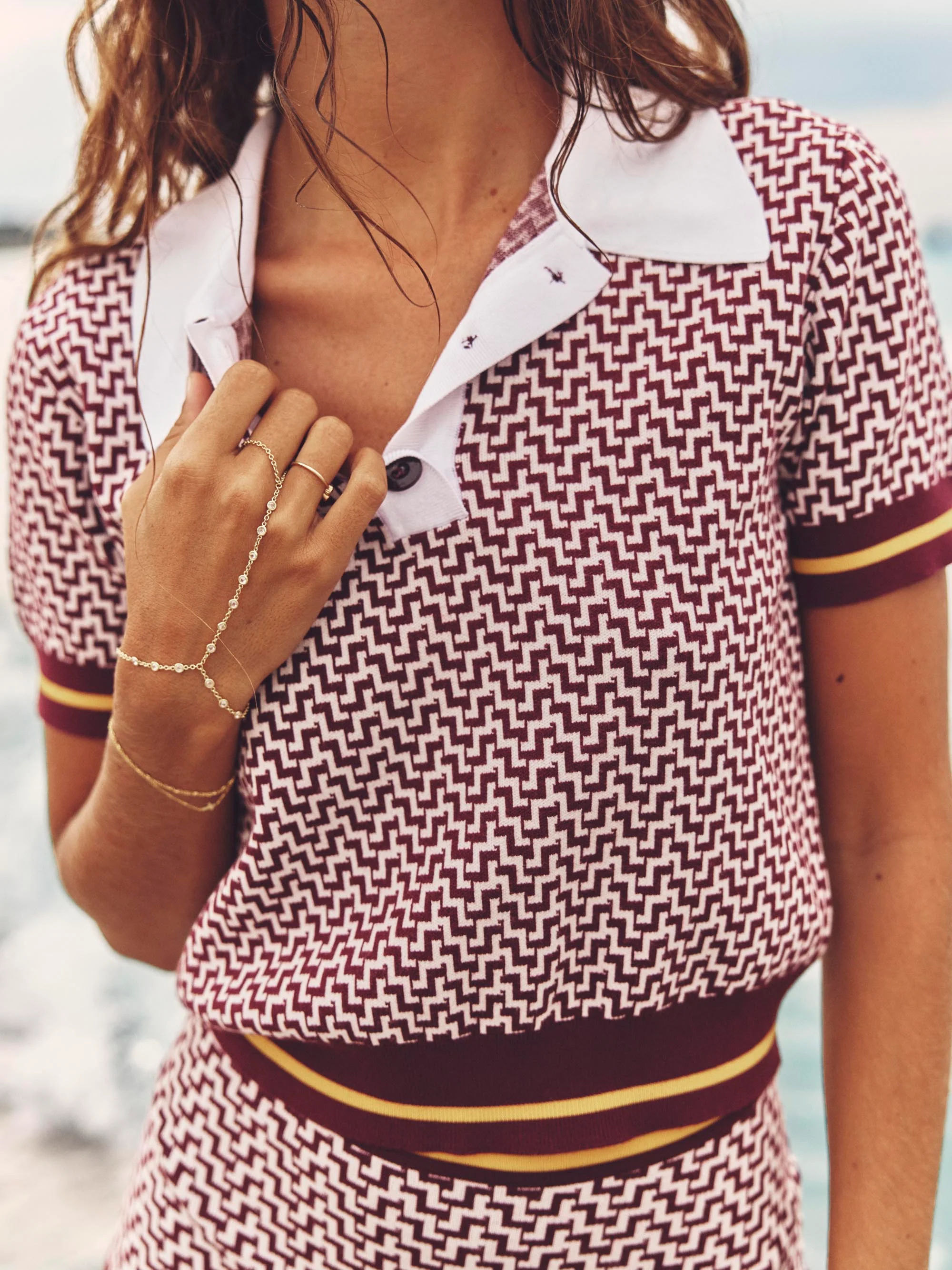 jacquie aiche x toc celeste finger bracelet - Image 3